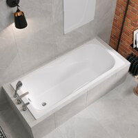 Ванна Lauter Regina 2101418 180x80 с сифоном 21Y11010 (хром) - Превью изображения №10 — Интернет-магазин Time-Shop