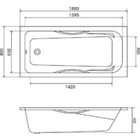 Ванна Lauter Regina 2101418 180x80 с сифоном 21Y11010 (хром) - Превью изображения №21 — Интернет-магазин Time-Shop