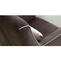 Интерьерное кресло Нижегородмебель Френсис ТК 261 (офелия/амиго велюр, коричневый) - Превью изображения №8 — Интернет-магазин Time-Shop