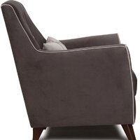 Интерьерное кресло Нижегородмебель Френсис ТК 261 (офелия/амиго велюр, коричневый) - Превью изображения №3 — Интернет-магазин Time-Shop