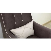 Интерьерное кресло Нижегородмебель Френсис ТК 261 (офелия/амиго велюр, коричневый) - Превью изображения №7 — Интернет-магазин Time-Shop