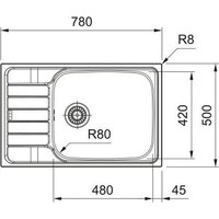 Кухонная мойка Franke Spark SKL 611-78/50 XL 101.0712.229 (нержавеющая сталь) - Превью изображения №2 — Интернет-магазин Time-Shop