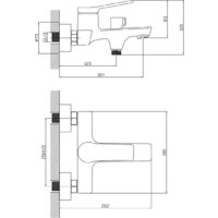 Смеситель Lauter Silk 21СК6572С - Превью изображения №2 — Интернет-магазин Time-Shop