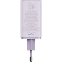Сетевое зарядное Baseus GaN6 Pro Fast Charger 2C+2U 65W P10162701533-00 (фиолетовый) - Превью изображения №6 — Интернет-магазин Time-Shop
