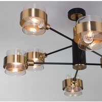 Люстра средней высоты Евросвет 70127/8 (черный) - Превью изображения №2 — Интернет-магазин Time-Shop