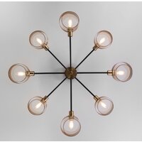 Люстра средней высоты Евросвет 70127/8 (черный) - Превью изображения №3 — Интернет-магазин Time-Shop