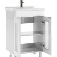  Айсберг Тумба под умывальник Миранда 60 Кристалл без ящика - Превью изображения №3 — Интернет-магазин Time-Shop