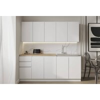 Готовая кухня ДСВ Мори 2.0 (белый) - Превью изображения №2 — Интернет-магазин Time-Shop