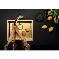 Кухонная мойка Falmec Como 50 Gold SCO5000F.00#PGF - Превью изображения №2 — Интернет-магазин Time-Shop