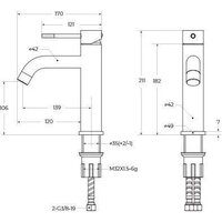 Смеситель Cezares RELAX-LS1-01-W0 - Превью изображения №2 — Интернет-магазин Time-Shop