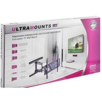 Кронштейн для телевизора Ultramounts UM910 (черный) - Превью изображения №10 — Интернет-магазин Time-Shop