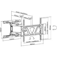 Кронштейн для телевизора Ultramounts UM910 (черный) - Превью изображения №11 — Интернет-магазин Time-Shop