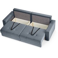 Диван Mio Tesoro Манчестер 292 1.5ек-1.5ек (968 серый) - Превью изображения №8 — Интернет-магазин Time-Shop