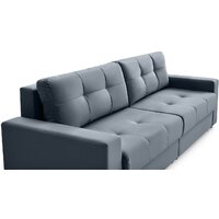 Диван Mio Tesoro Манчестер 292 1.5ек-1.5ек (968 серый) - Превью изображения №4 — Интернет-магазин Time-Shop