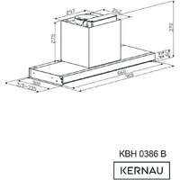 Кухонная вытяжка Kernau KBH 0386 B - Превью изображения №3 — Интернет-магазин Time-Shop