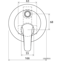 Смеситель без скрытого механизма Ravak Rosa-RS 061.00 [X070014] - Превью изображения №4 — Интернет-магазин Time-Shop