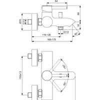 Смеситель Ideal Standard Ceraline BC199AA - Превью изображения №2 — Интернет-магазин Time-Shop