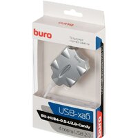 USB-хаб Buro BU-HUB4-0.5-U2.0-Candy - Превью изображения №6 — Интернет-магазин Time-Shop