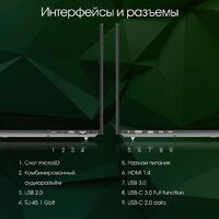 Ноутбук Digma Pro Fortis DN15P3-8DXW03 - Превью изображения №9 — Интернет-магазин Time-Shop