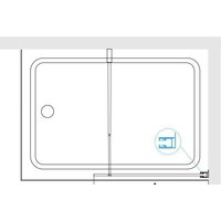 Стеклянная шторка для ванны RGW SC-051 351105109-11 - Превью изображения №4 — Интернет-магазин Time-Shop